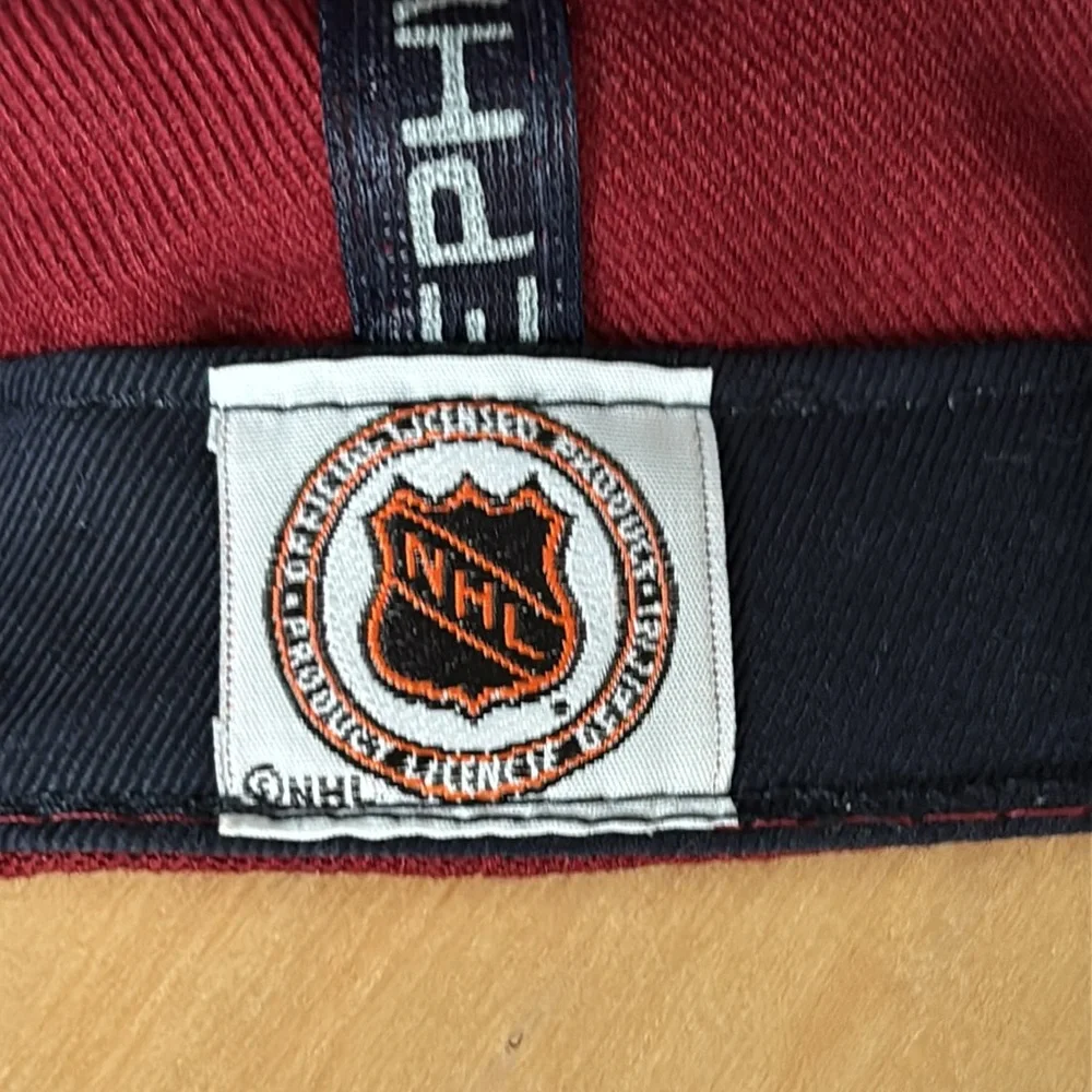 Authentic Fitted 7 1/2 Zephyr Hat Colorado Avalanche Hockey